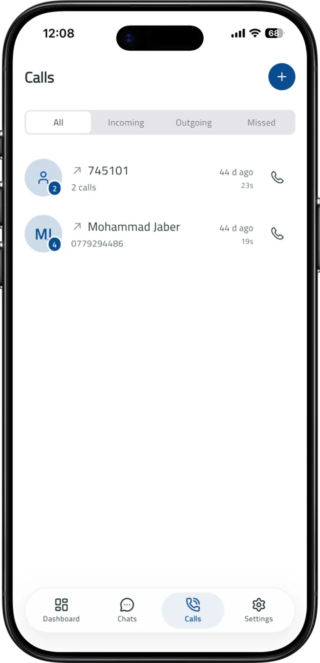 WMS — call history