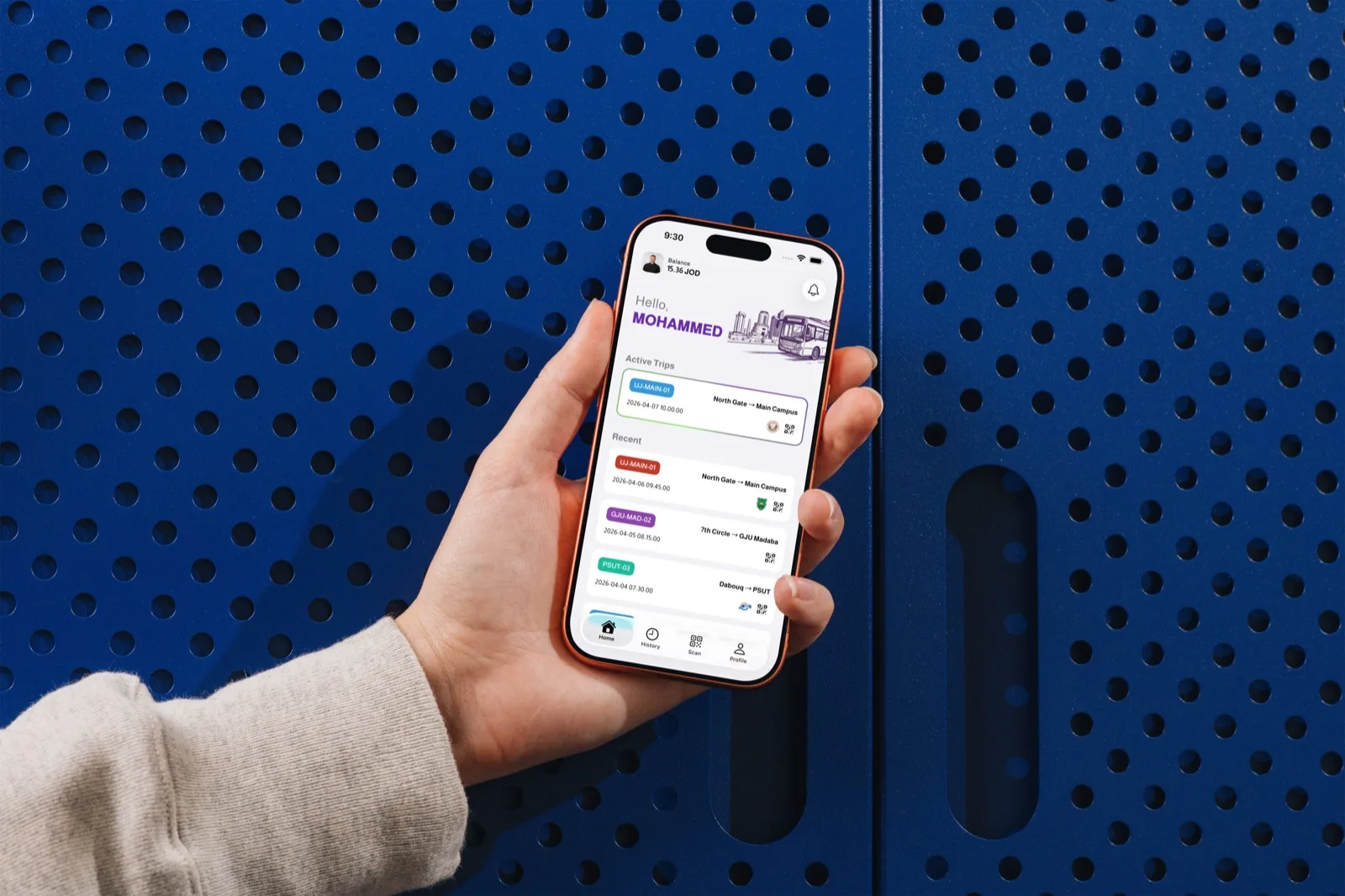 RidePass app screens